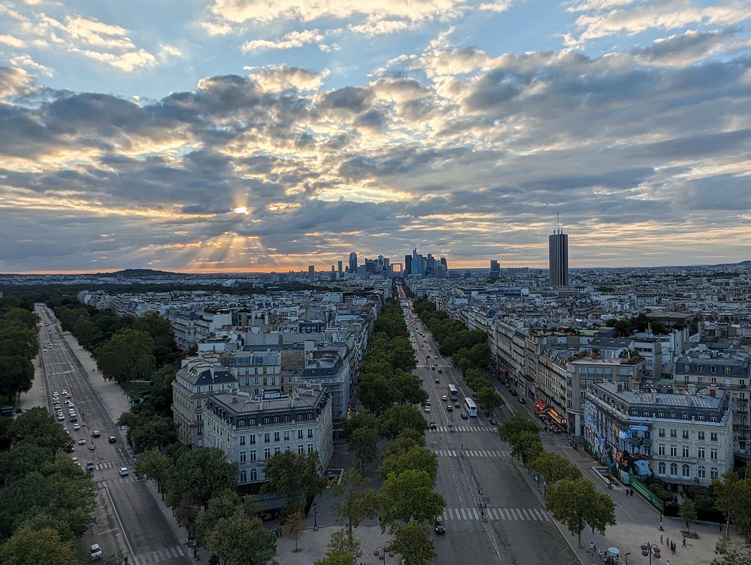 Sundown over the City