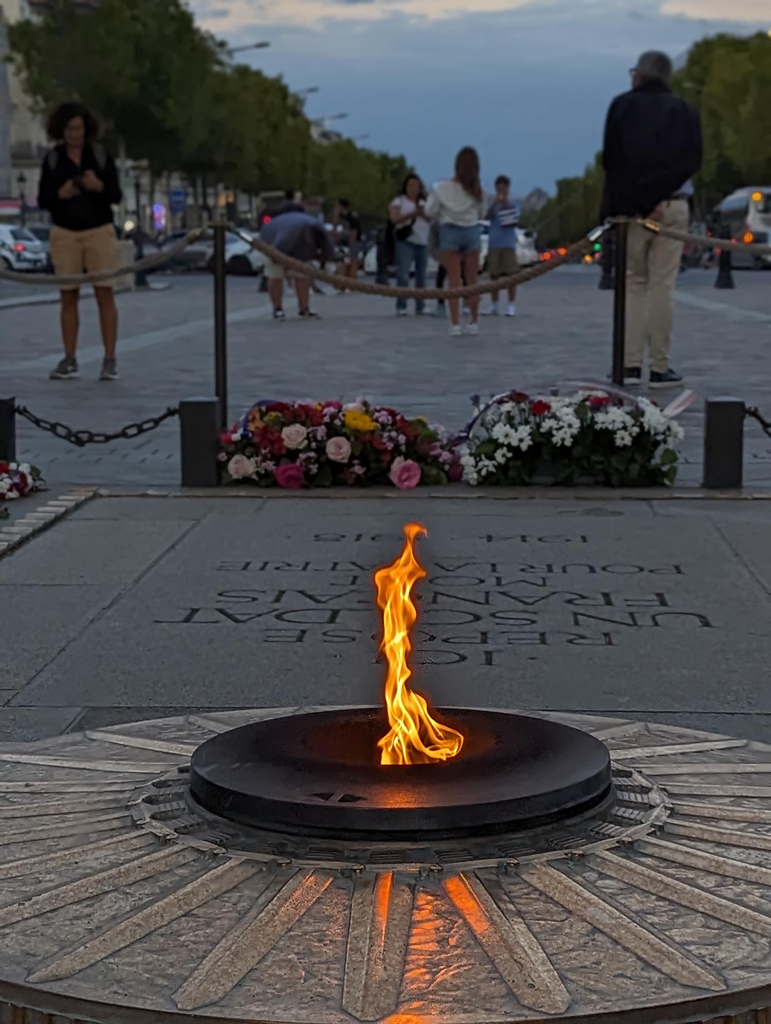 Flame under the Arch