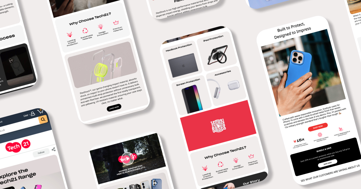 Tech21 Digital Platform Design Hero