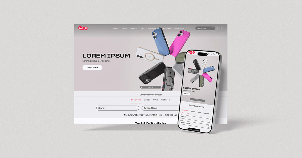 Tech21 Web Design Hero